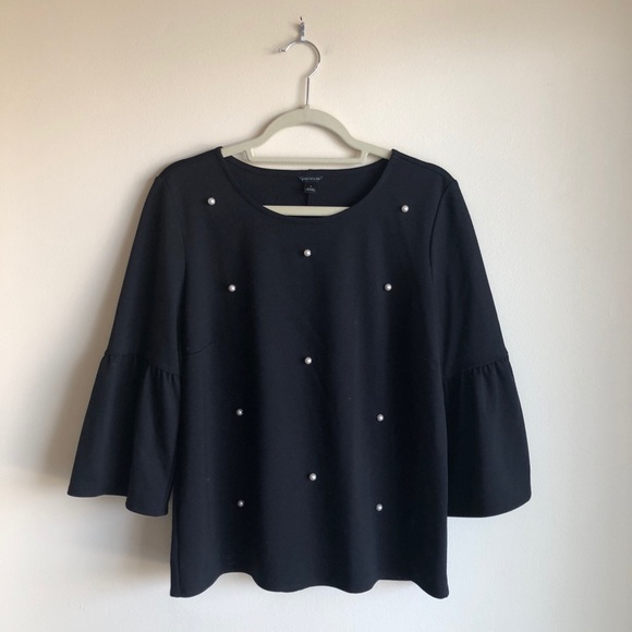 Ann Taylor Tops - ✨ Ann Taylor Black Pearl Top ✨